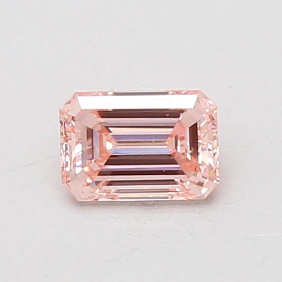 0.52 Ct. Fancy Vivid Pink Emerald Lab Grown Diamond