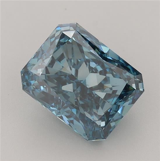 2.32 Ct. Fancy Vivid Blue Radiant Lab Grown Diamond
