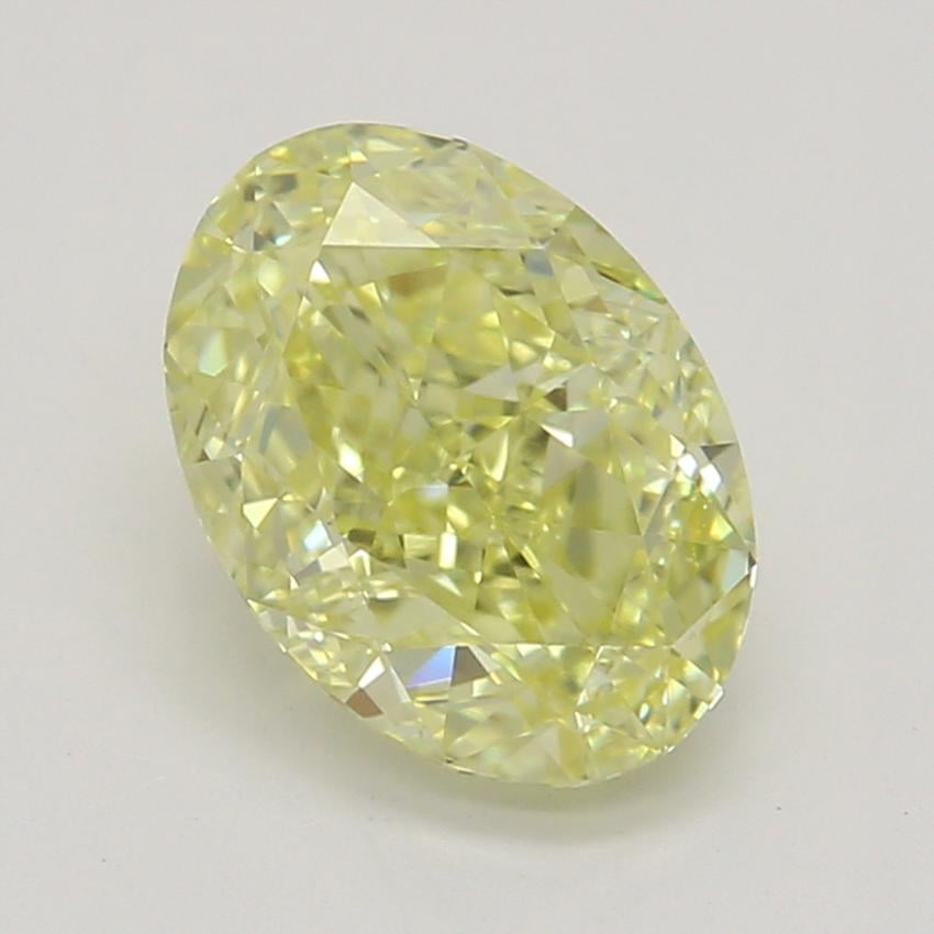1.00 Ct. Fancy Intense Yellow Oval Diamond