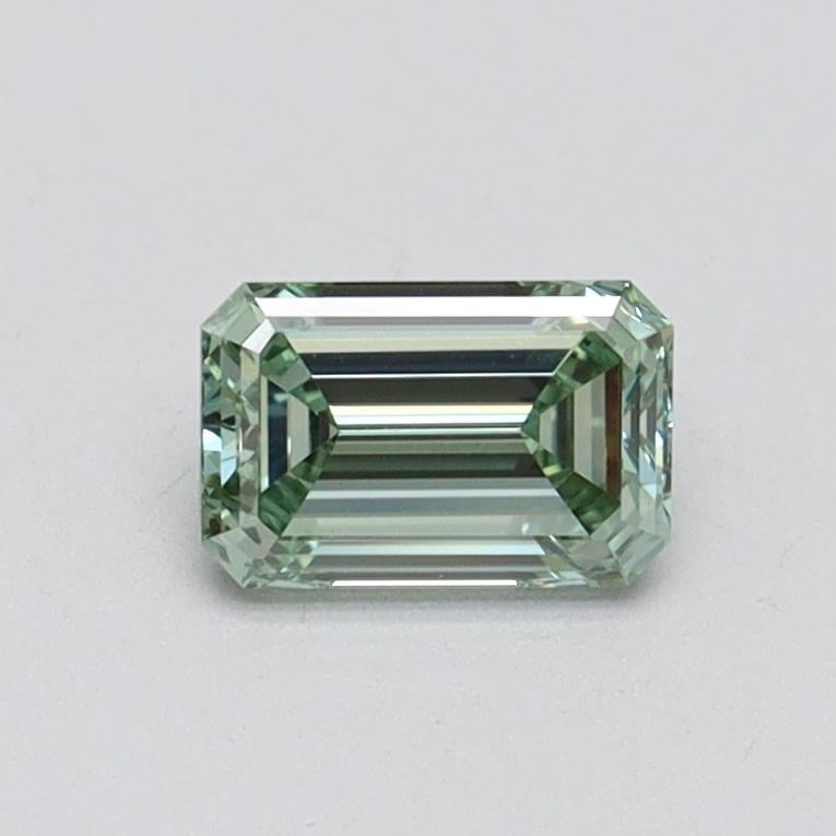 0.55 Ct. Fancy Intense Green Emerald Lab Grown Diamond