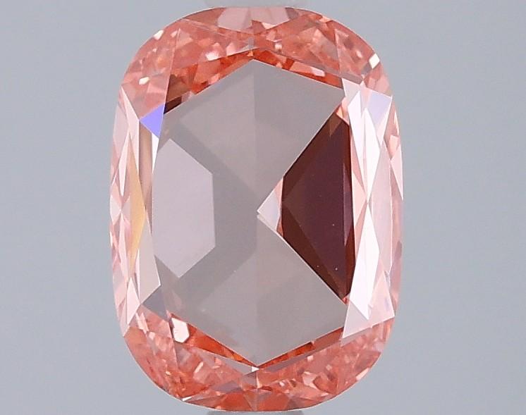 1.16 Ct. Fancy Intense  Pink Cushion Lab Grown Diamond