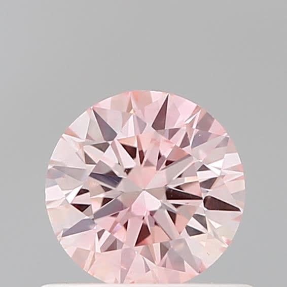 0.62 Ct. Fancy Intense Pink Round Lab Grown Diamond