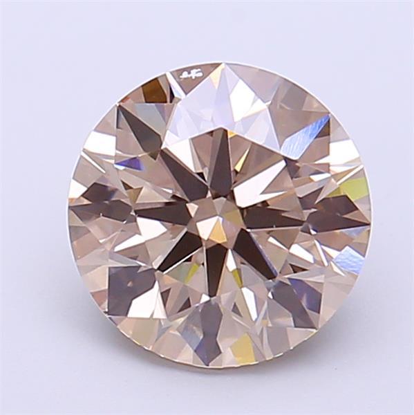 2.02 Ct. Light Brown Round Lab Grown Diamond