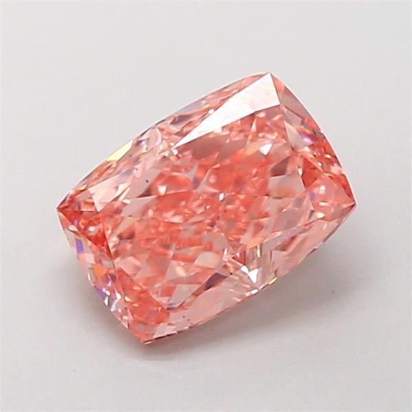 1.56 Ct. Fancy Intense Pink Cushion Lab Grown Diamond