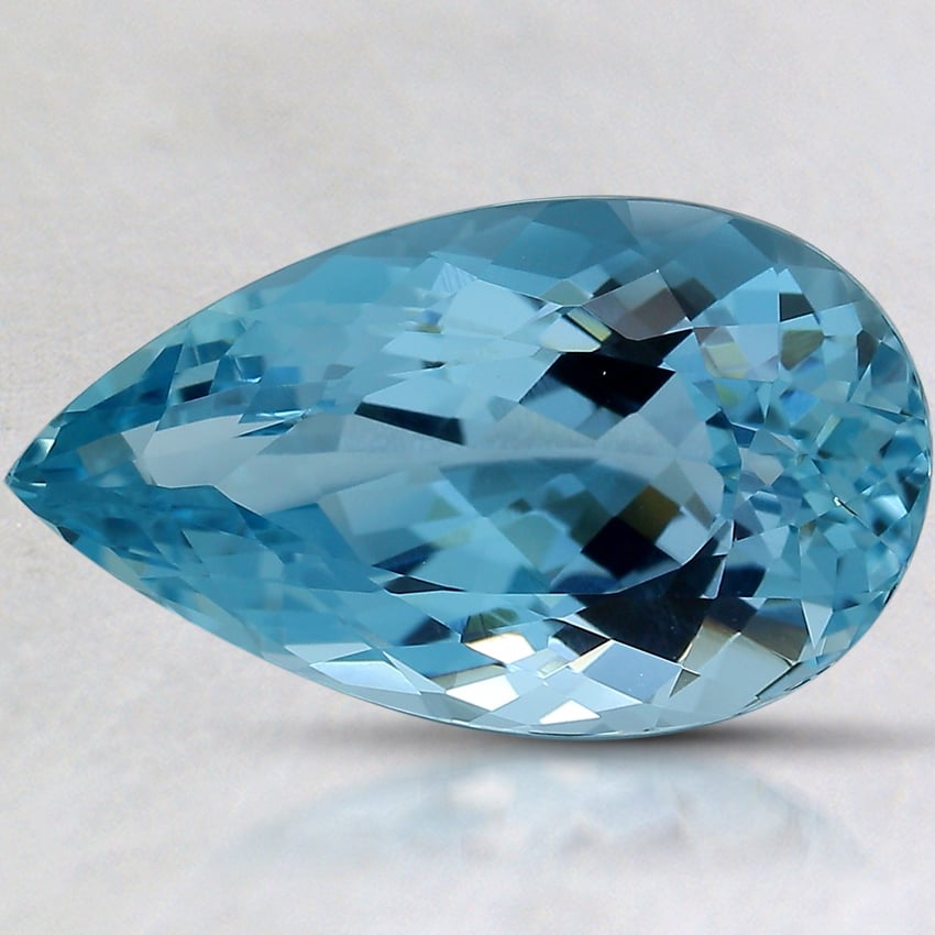 17.6x10.2mm Premium Pear Aquamarine