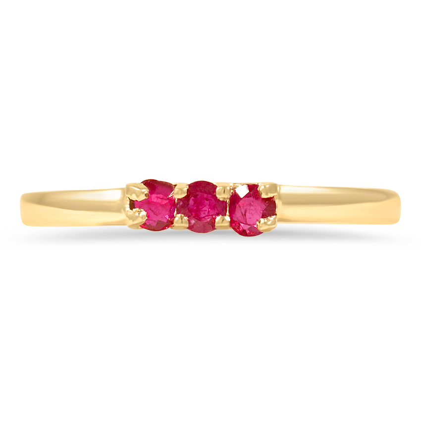 Modern Ruby Vintage Ring
