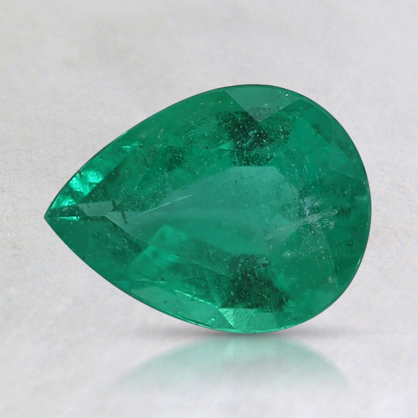 8.1x6.1mm Pear Emerald