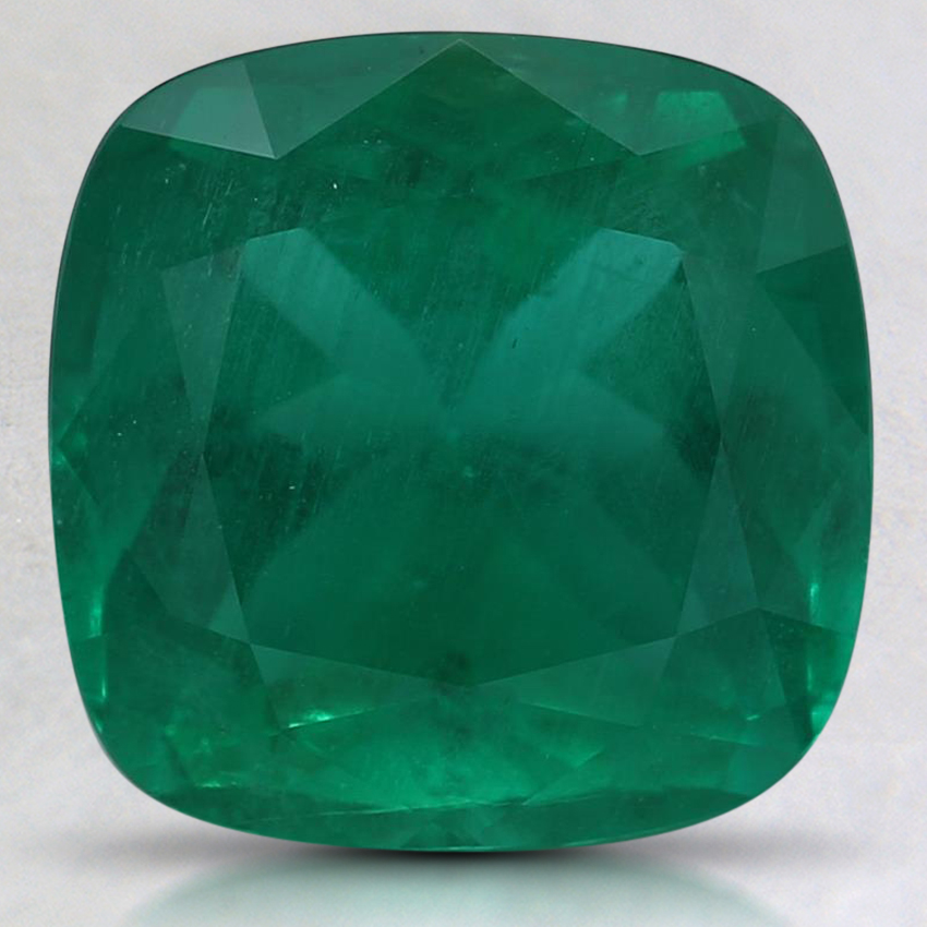 9.1mm Premium Cushion Emerald