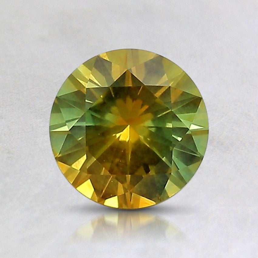 6.3mm Bi-Color Round Montana Sapphire