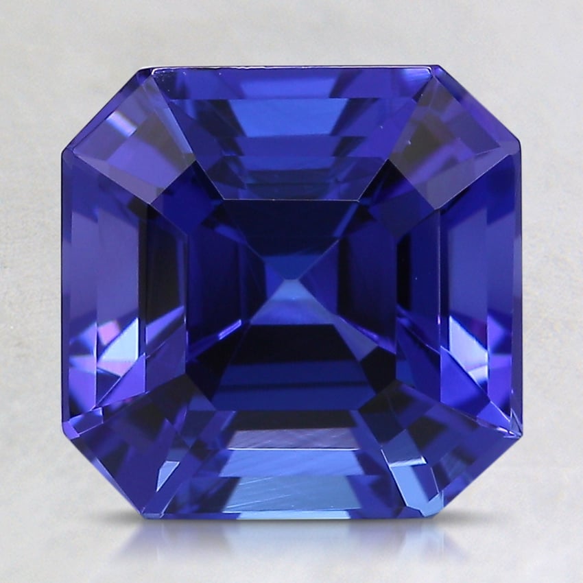 10.9x10.8mm Violet Asscher Tanzanite
