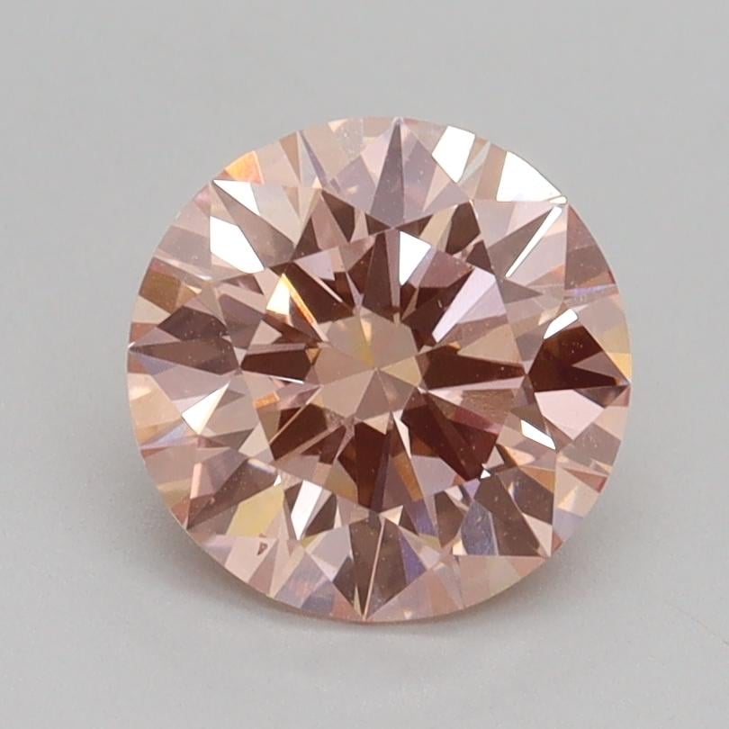 1.51 Ct. Fancy Intense Pink Round Lab Grown Diamond