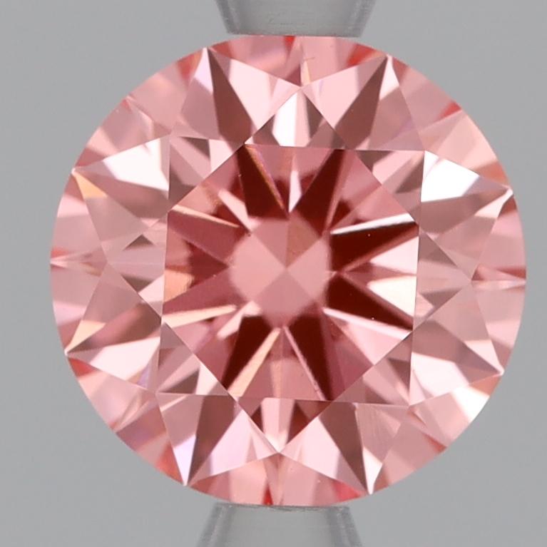 1.07 Ct. Fancy Vivid Pink Round Lab Grown Diamond