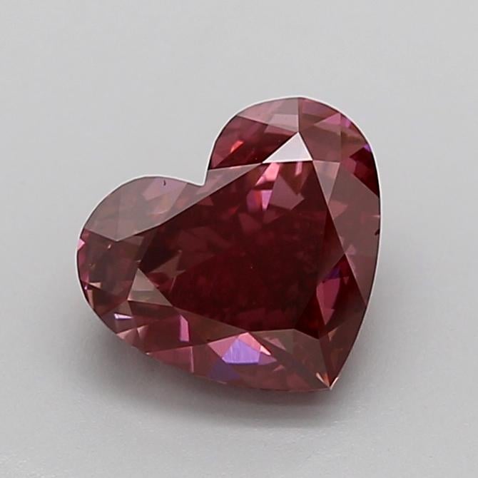 2.52 Ct. Fancy Deep Pink Heart Lab Grown Diamond