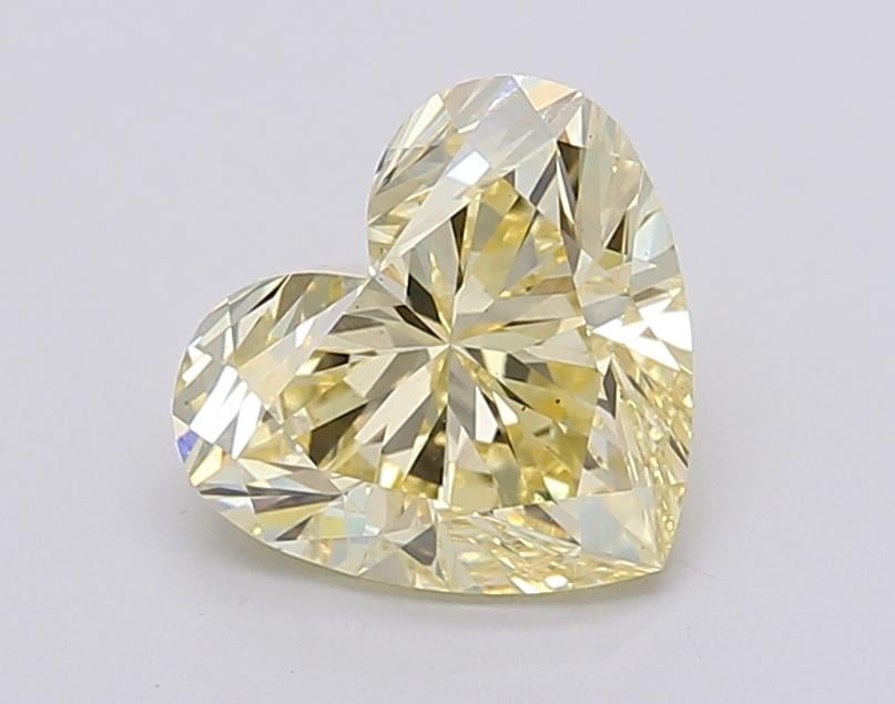 1.78 Ct. Fancy Intense Yellow Heart Lab Grown Diamond