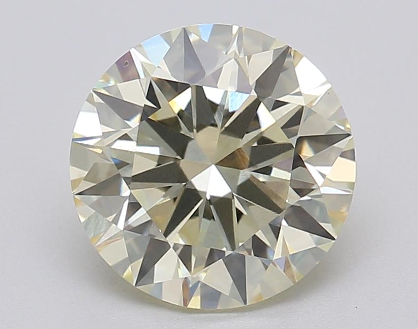 2.06 Ct. Fancy Light Yellow Round Lab Grown Diamond