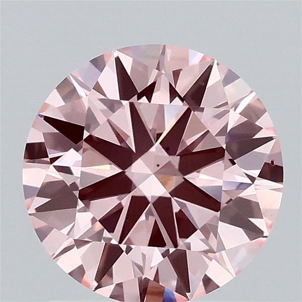 1.41 Ct. Fancy Intense Pink Round Lab Grown Diamond
