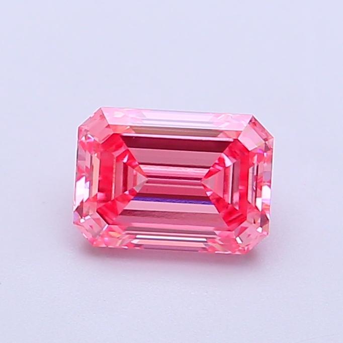 1.05 Ct. Fancy Vivid Pink Emerald Lab Grown Diamond