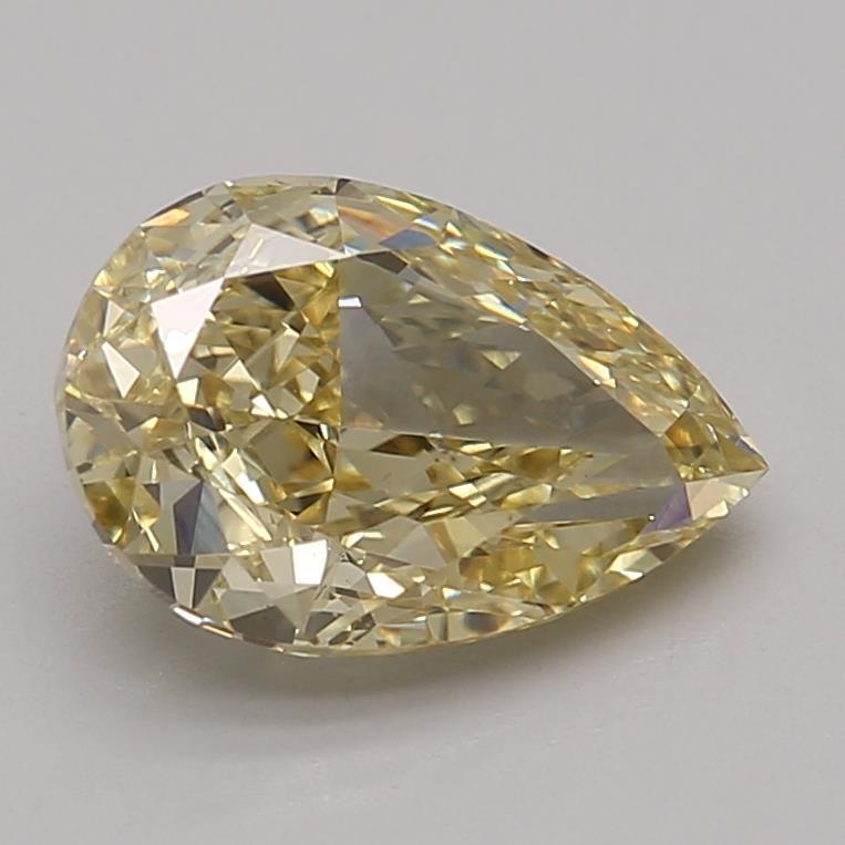 2.20 Ct. Fancy Intense Yellow Pear Lab Grown Diamond