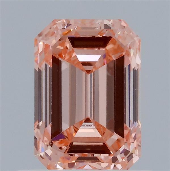 1.00 Ct. Fancy Vivid Pink Emerald Lab Grown Diamond