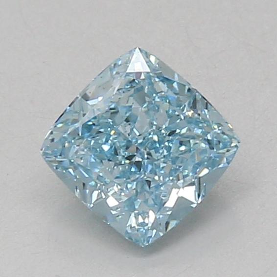 1.07 Ct. Fancy Intense Blue Cushion Lab Grown Diamond