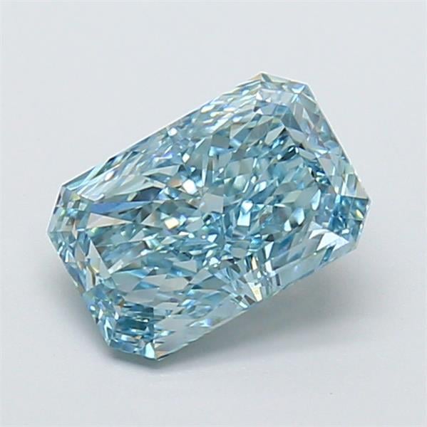 1.70 Ct. Fancy Vivid Blue Radiant Lab Grown Diamond