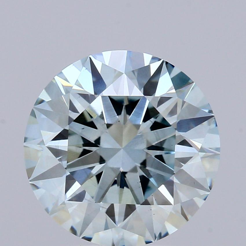 2.79 Ct. Fancy Intense Blue Round Lab Grown Diamond