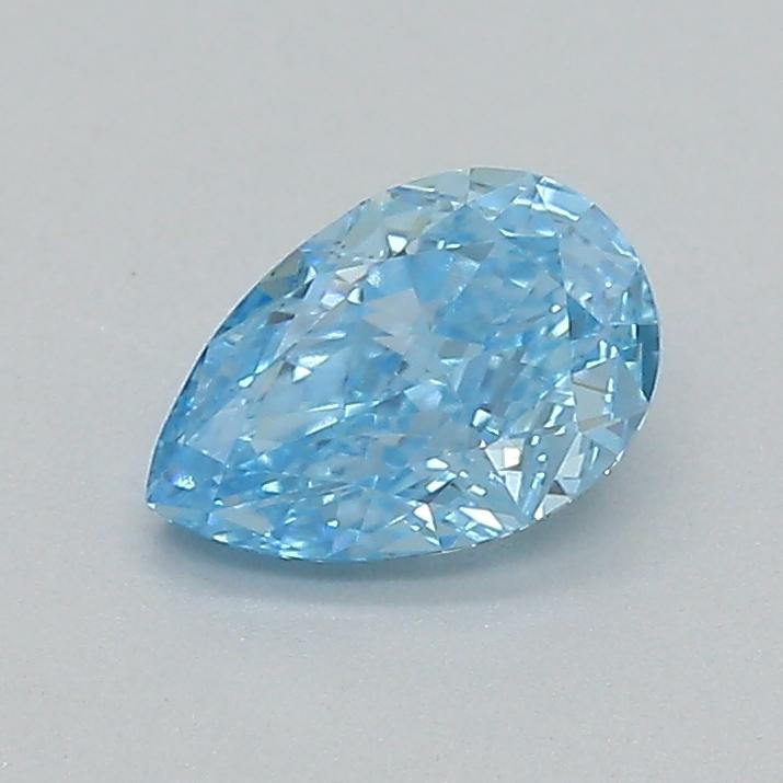 0.34 Ct. Fancy Vivid  Blue Pear Lab Grown Diamond