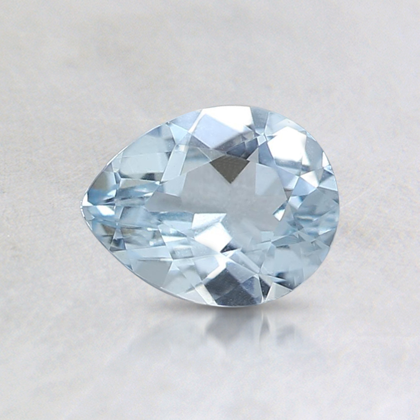 6.3x5mm Pear Aquamarine