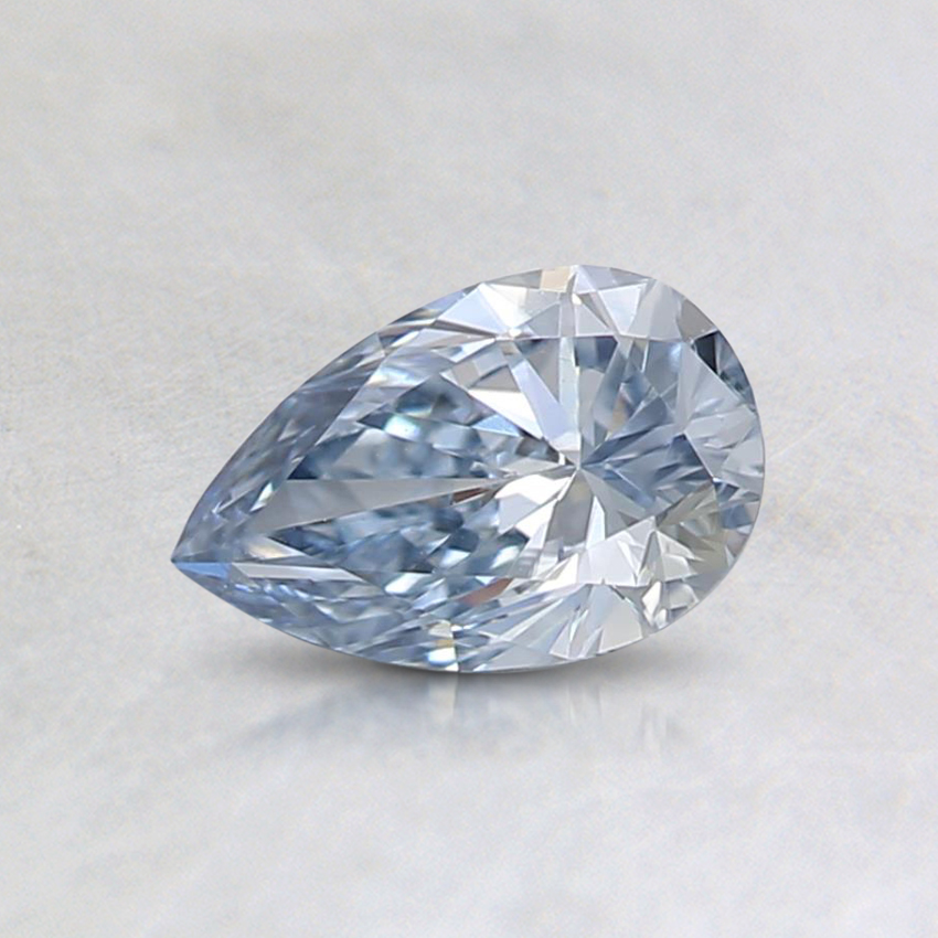 0.44 Ct. Fancy Light Blue Pear Lab Grown Diamond
