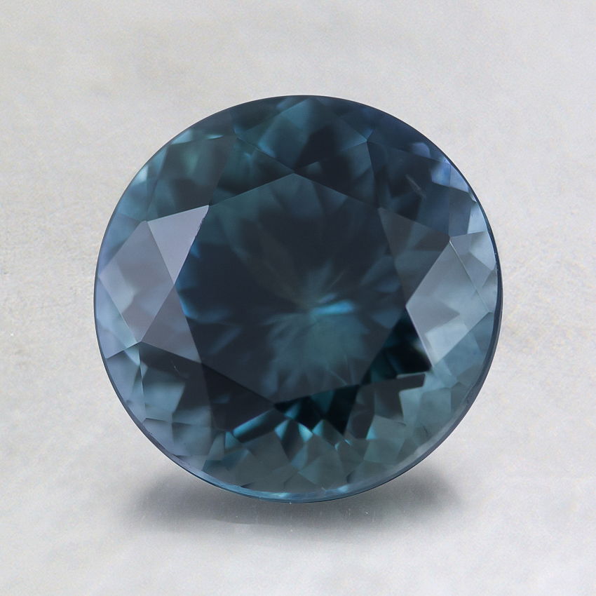 7mm Super Premium Montana Teal Round Sapphire