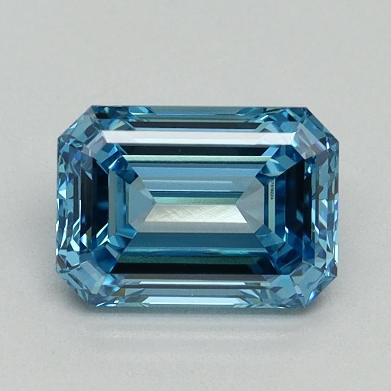 1.31 Ct. Fancy Vivid Blue Emerald Lab Grown Diamond