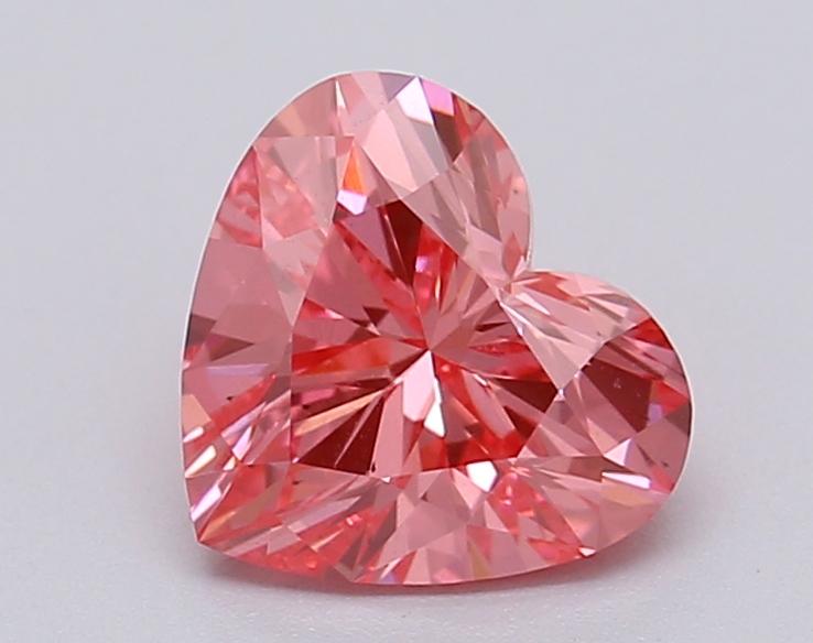 1.03 Ct. Fancy Vivid Pink Heart Lab Grown Diamond