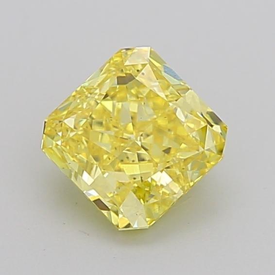 1.30 Ct. Fancy Vivid Yellow Radiant Lab Grown Diamond