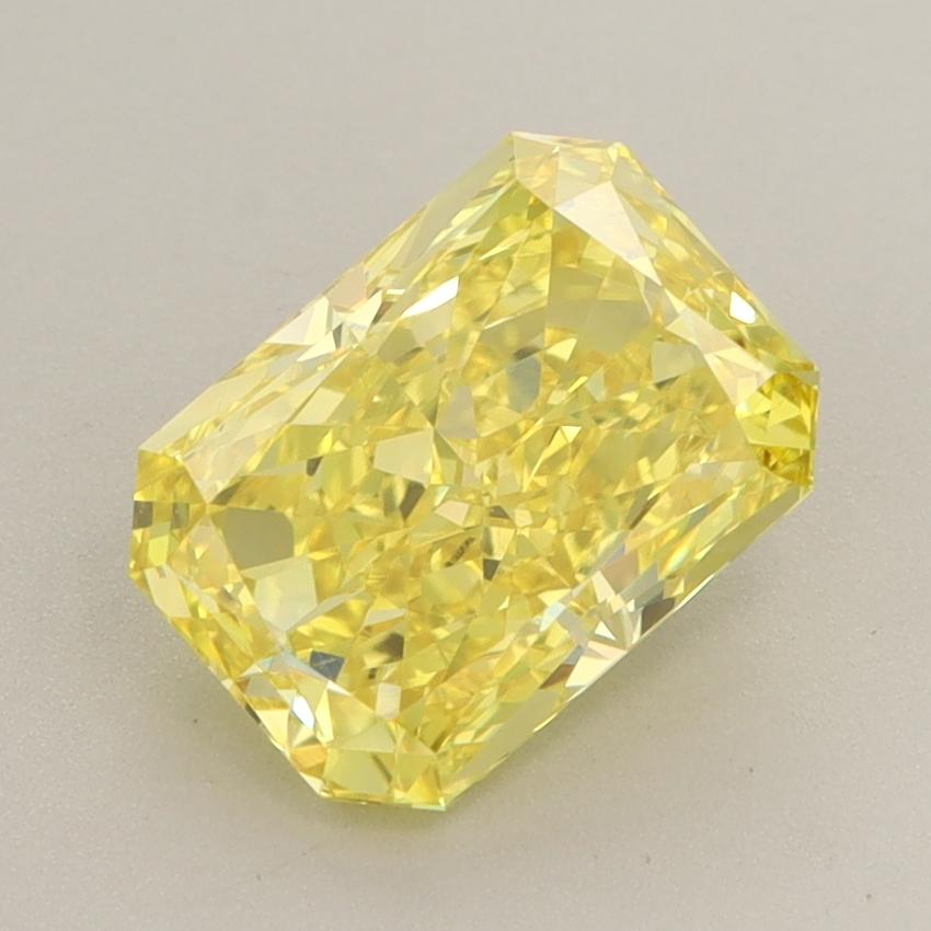 2.33 Ct. Fancy Vivid  Yellow Radiant Lab Grown Diamond