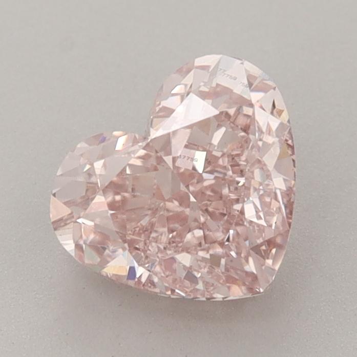 1.54 Ct. Fancy Intense Brownish Pink Heart Lab Grown Diamond