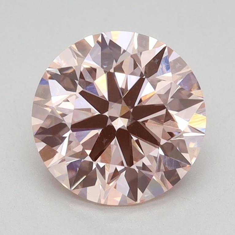 1.43 Ct. Fancy Intense Pink Round Lab Grown Diamond