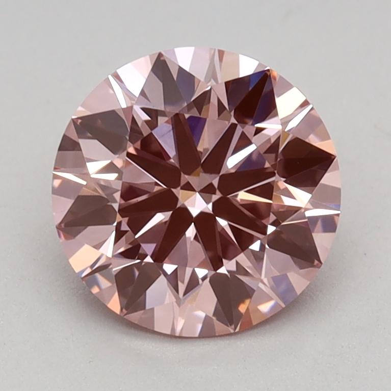 1.10 Ct. Fancy Vivid Pink Round Lab Grown Diamond
