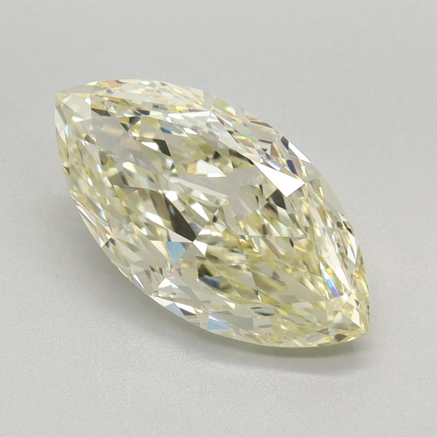 2.14 Ct. Fancy Light Yellow Marquise Lab Grown Diamond