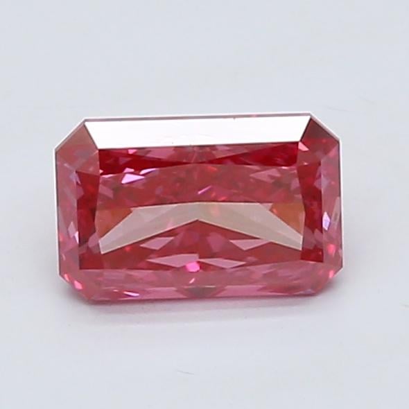 0.91 Ct. Fancy Vivid Pink Radiant Lab Grown Diamond