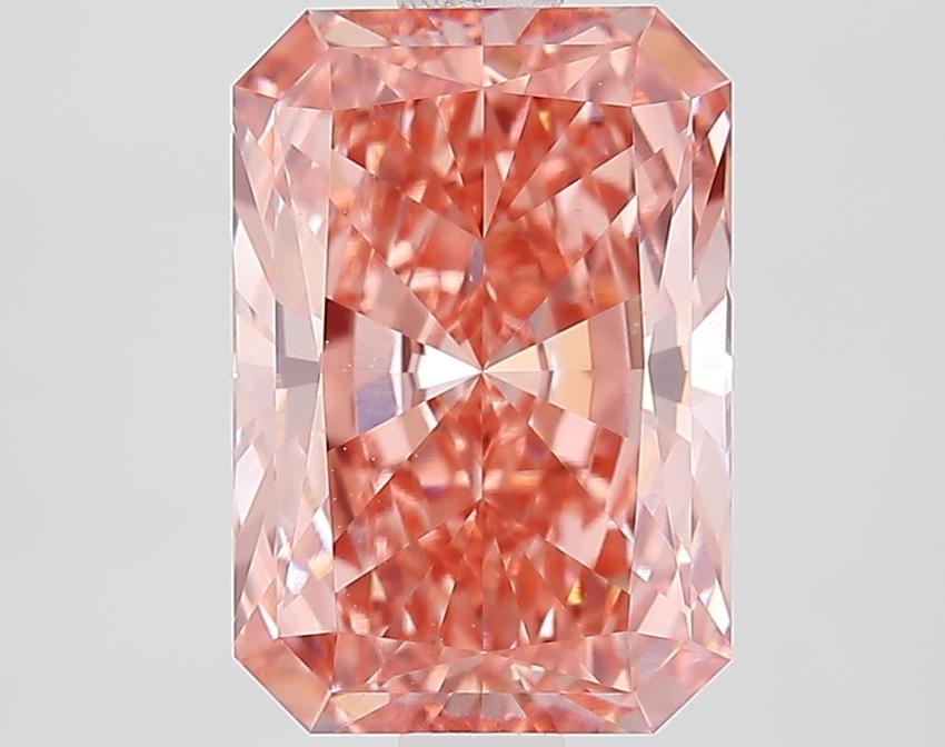 2.52 Ct. Fancy Vivid Pink Radiant Lab Grown Diamond