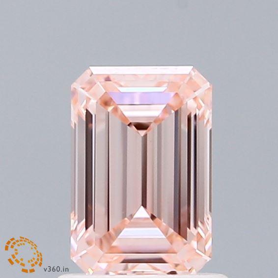 1.05 Ct. Fancy Intense Pink Emerald Lab Grown Diamond