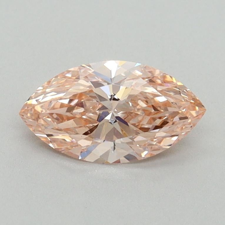 0.70 Ct. Fancy Vivid Pink Marquise Lab Grown Diamond