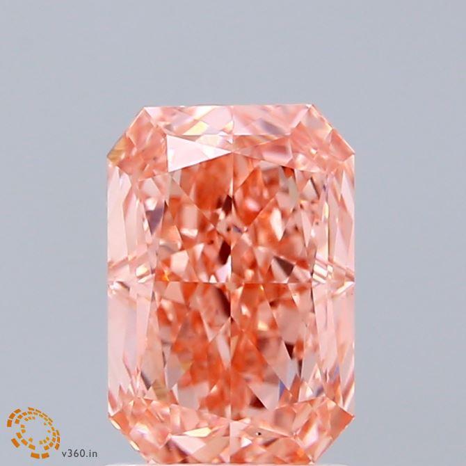 2.02 Ct. Fancy Vivid Pink Radiant Lab Grown Diamond