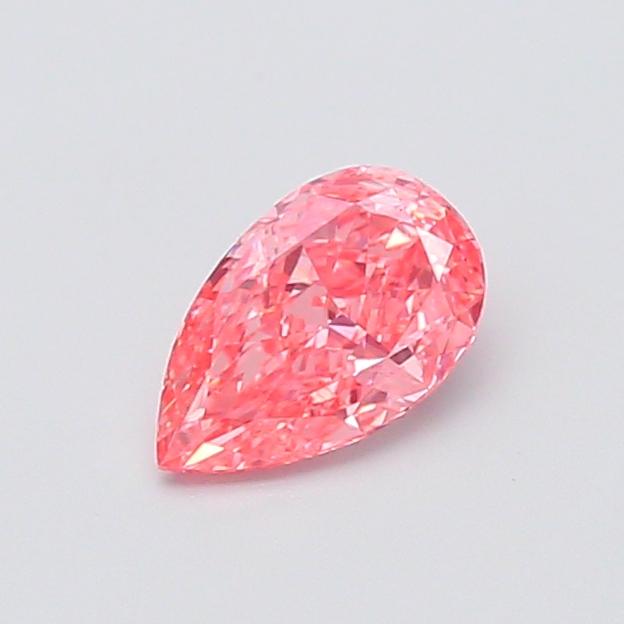 0.99 Ct. Fancy Vivid Pink Pear Lab Grown Diamond