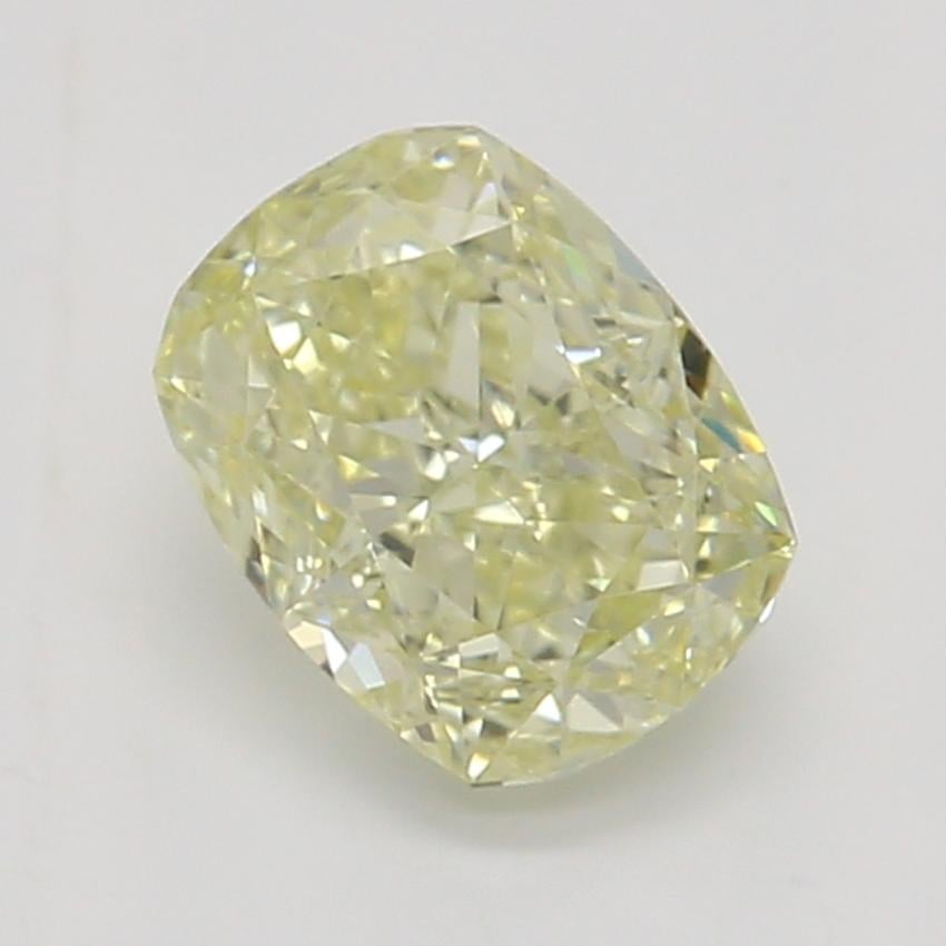 0.50 Ct. Fancy Light Yellow Cushion Diamond