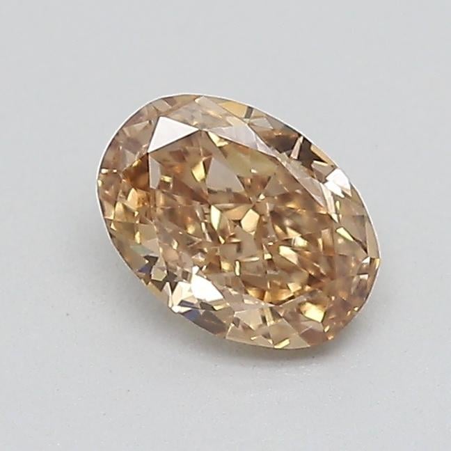 0.31 Ct. Light  Brown Oval Lab Grown Diamond