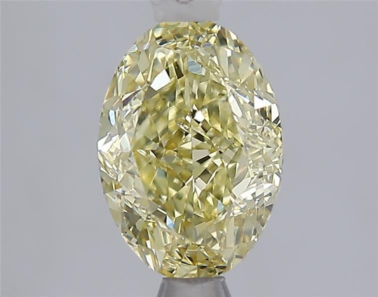 2.08 Ct. Fancy Yellow Oval Lab Grown Diamond
