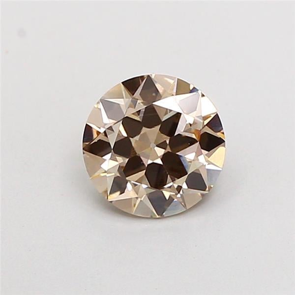 1.10 Ct. Fancy Light Brown Round Lab Grown Diamond
