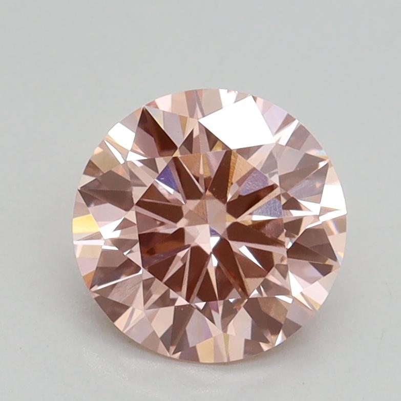 1.31 Ct. Fancy Intense Pink Round Lab Grown Diamond