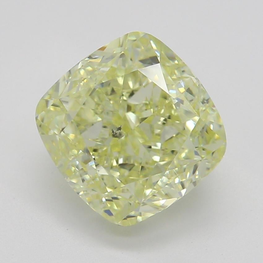 1.55 Ct. Fancy Yellow Cushion Diamond